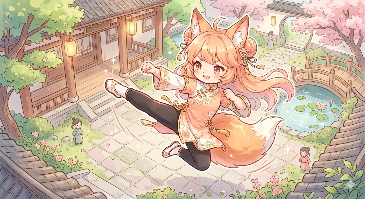 ケモミミカンフー70 | の人気AIイラスト・グラビア