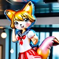 セーラーきつねっこ風船 4枚目