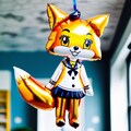 セーラーきつねっこ風船 9枚目