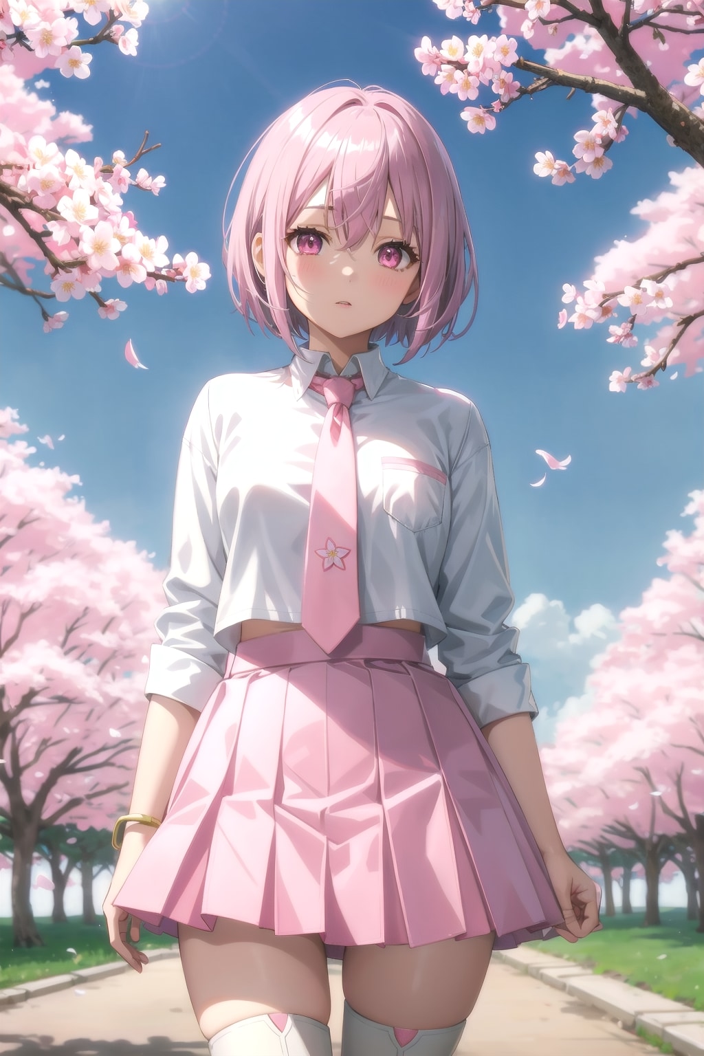 髪の色を変えたMEIKO