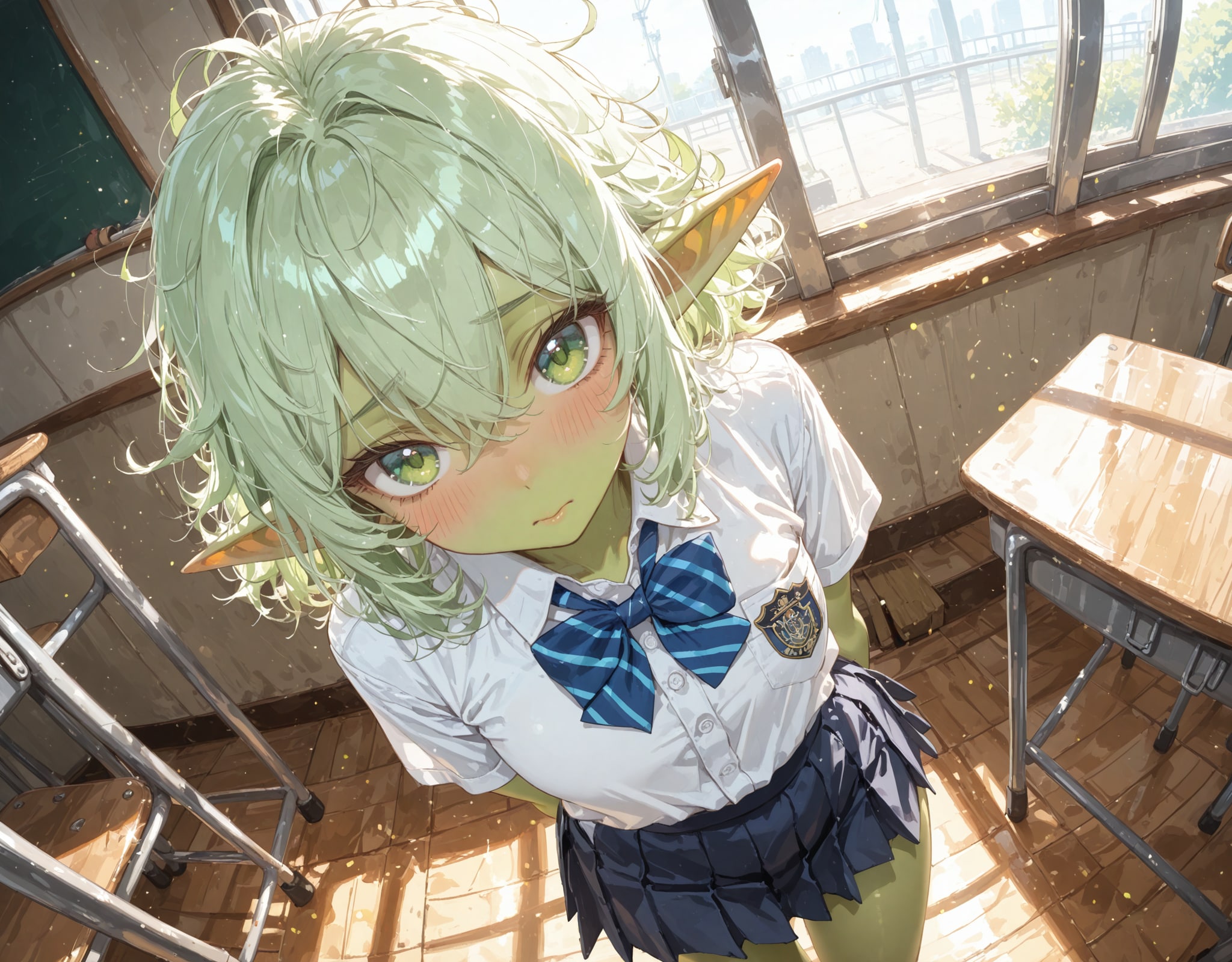 同じクラスのゴブリン娘 | の人気AIイラスト・グラビア