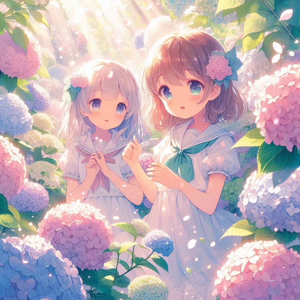 紫陽花(DALL-E)