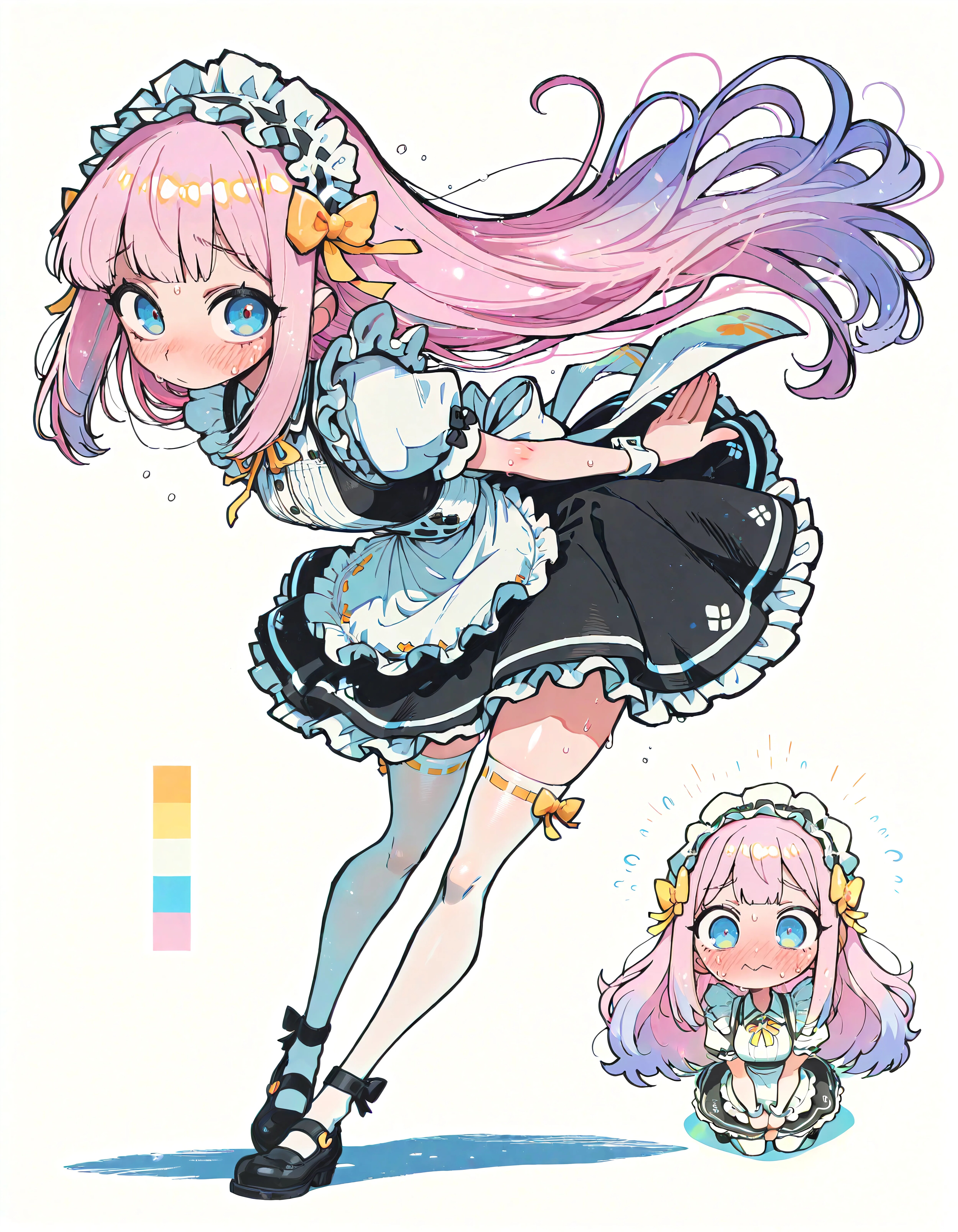 A Flurry of Pastel Petals | の人気AIイラスト・グラビア