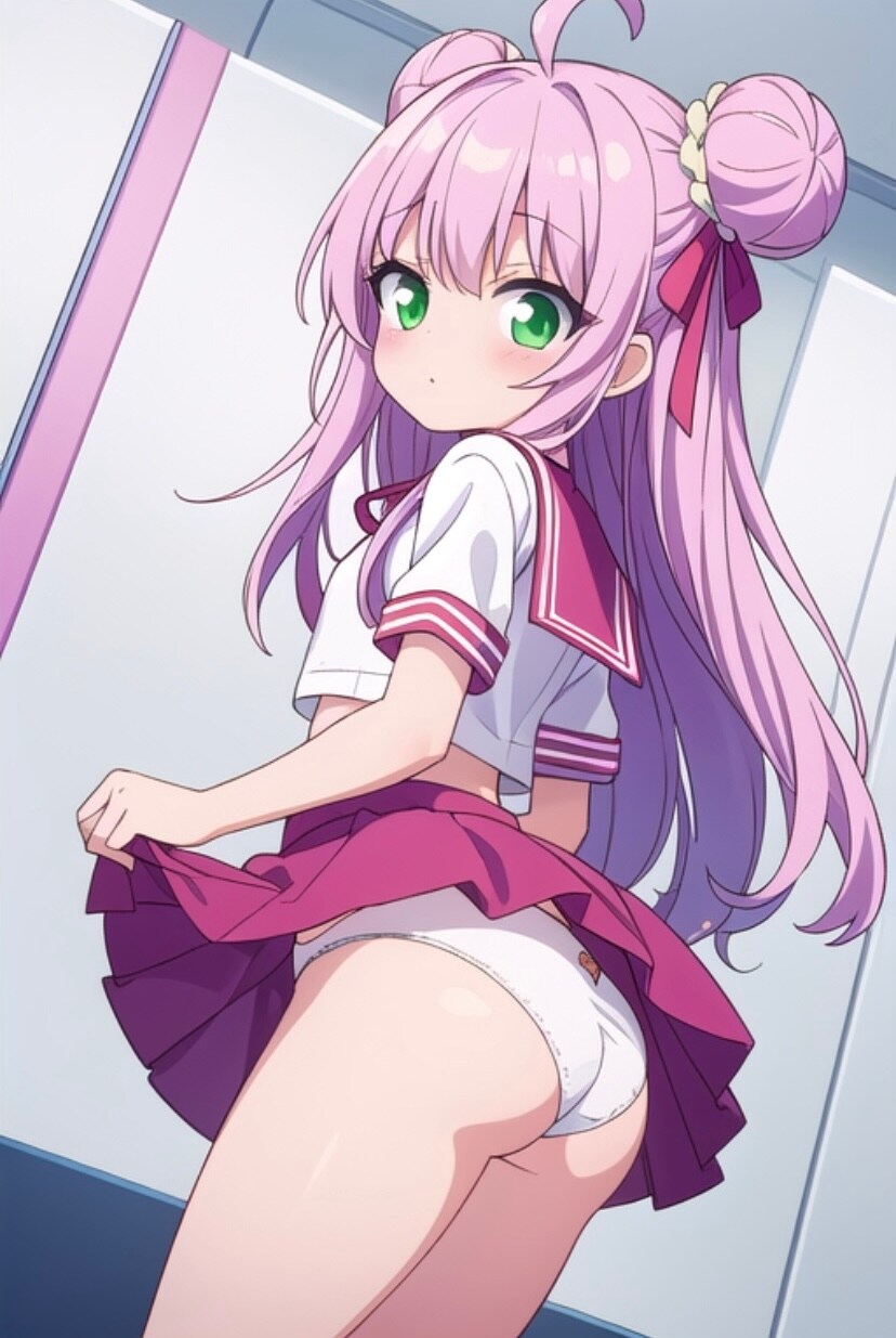 ピンクのセーラー服4☆