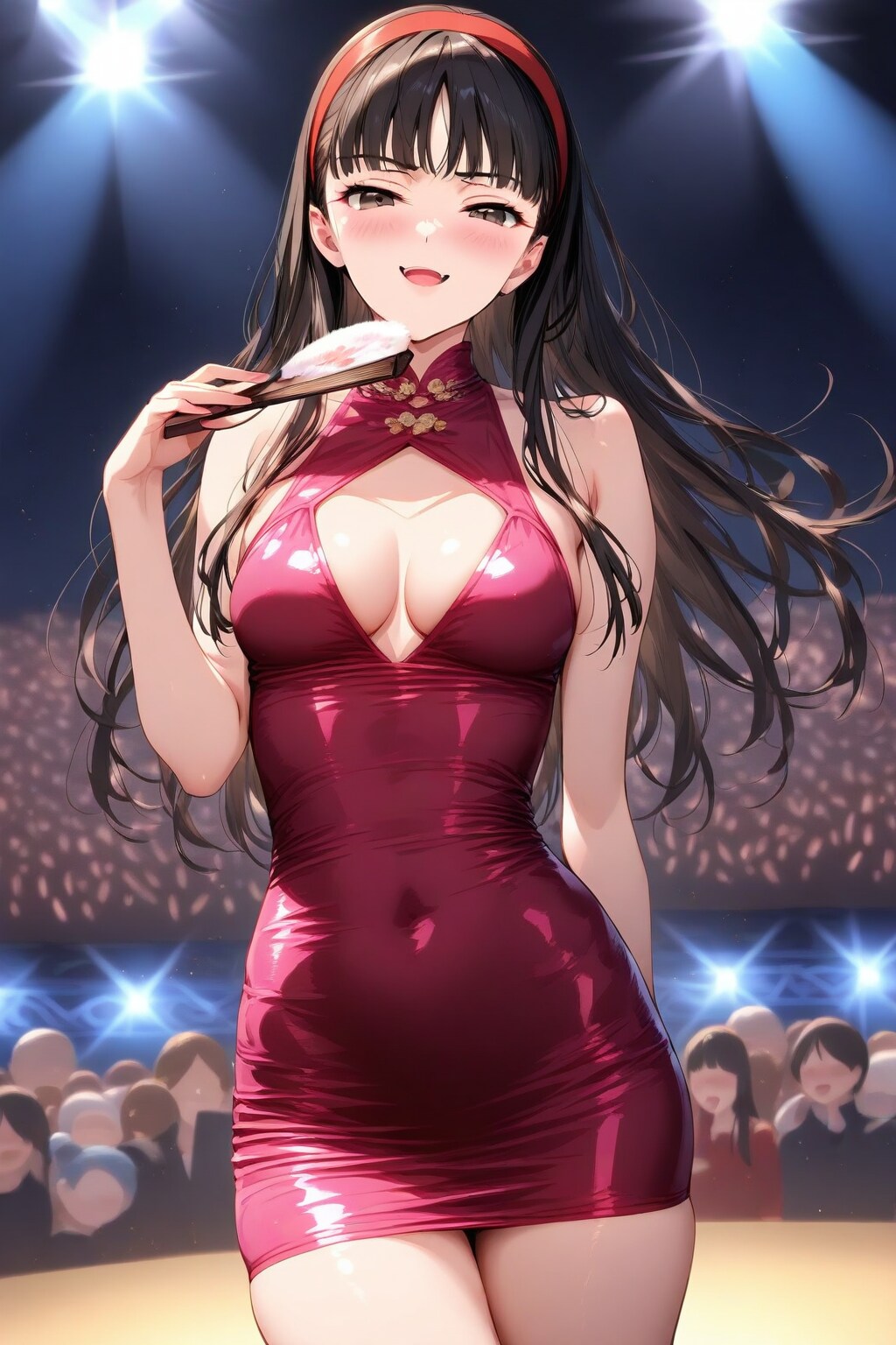 ボディコン姿の、シャドウ天城雪子