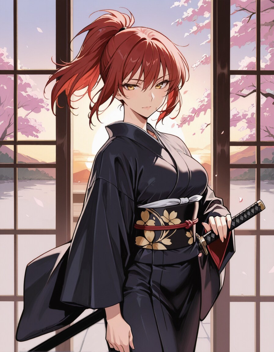侍のお姉さん | の人気AIイラスト・グラビア