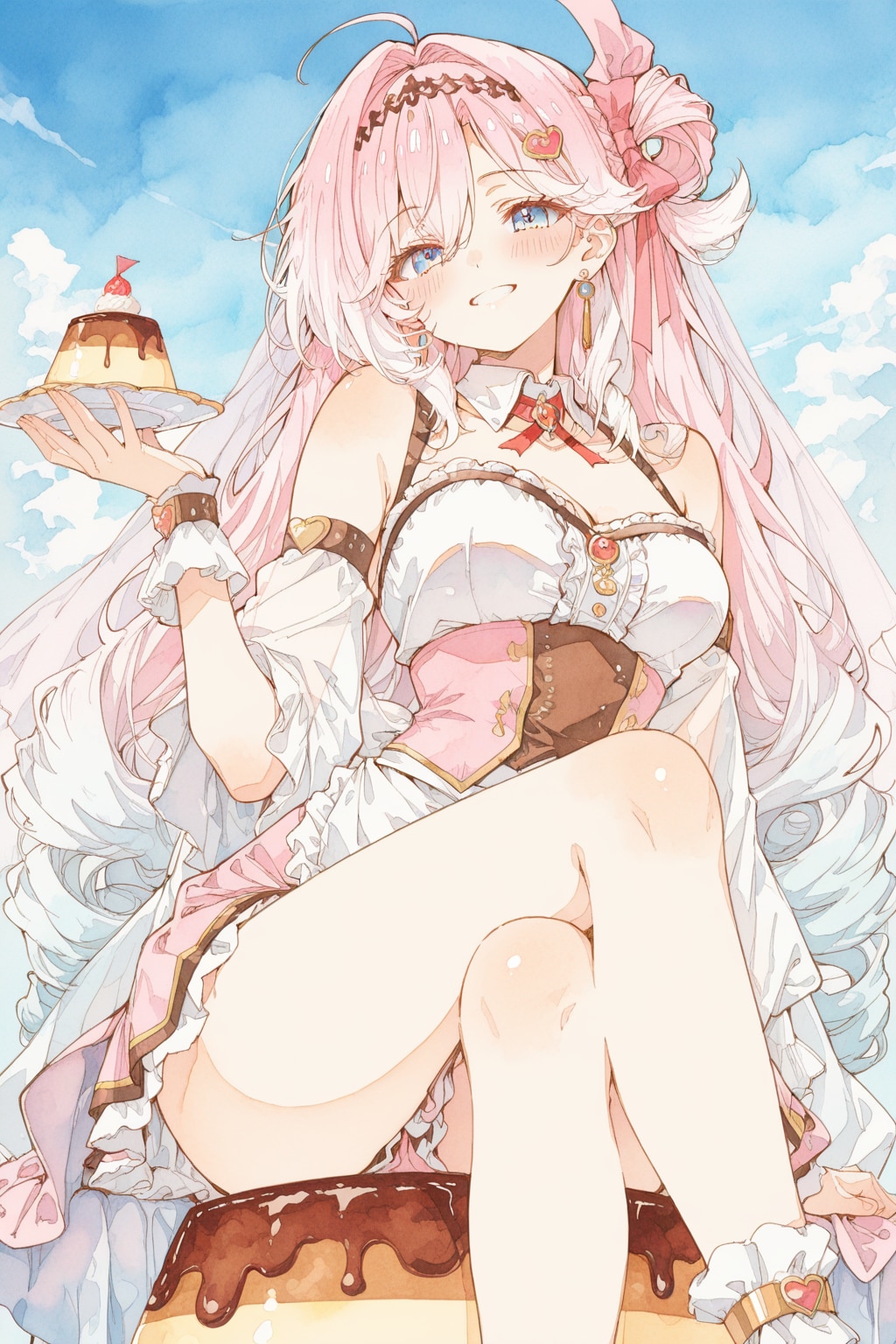 プリンはいかが？ | の人気AIイラスト・グラビア