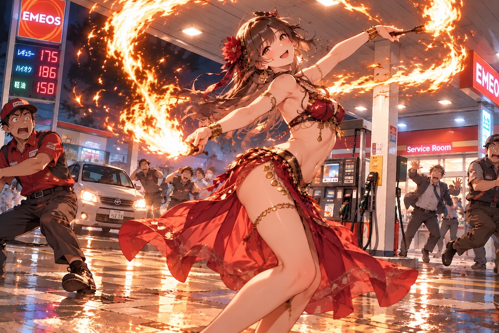 情熱のファイヤーダンス
