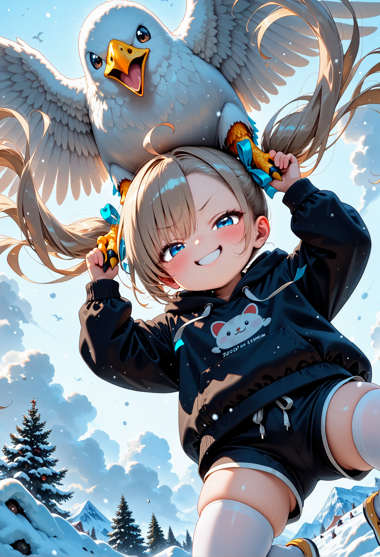 空を旅する ／ Traveling through the sky | の人気AIイラスト・グラビア