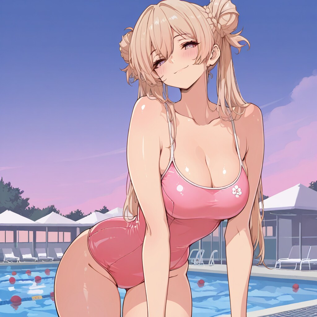 ピンクスク水万里奈さん
