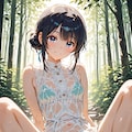 びしょ濡れ女の子21 2枚目