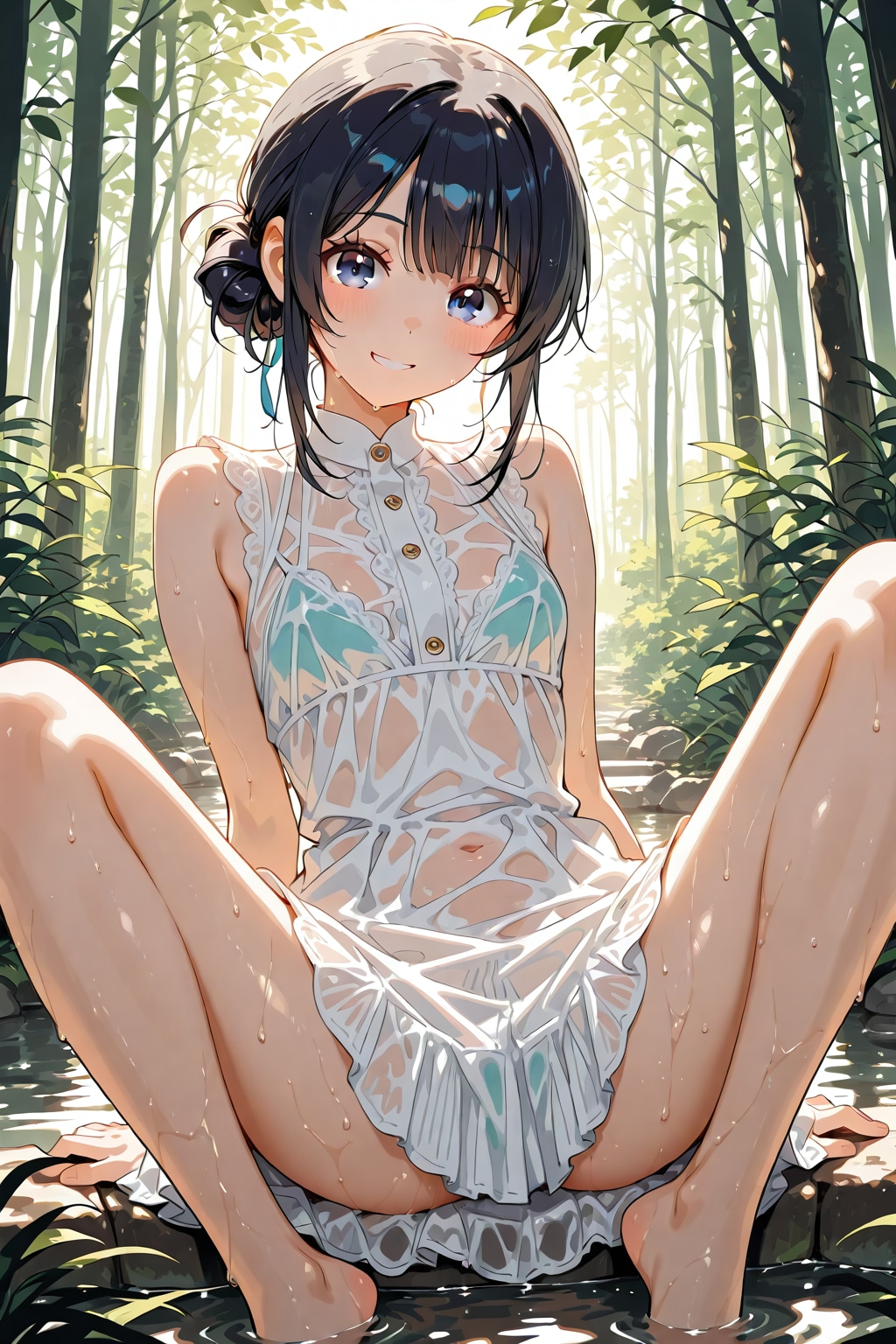 びしょ濡れ女の子21