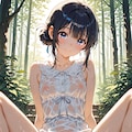びしょ濡れ女の子21 3枚目