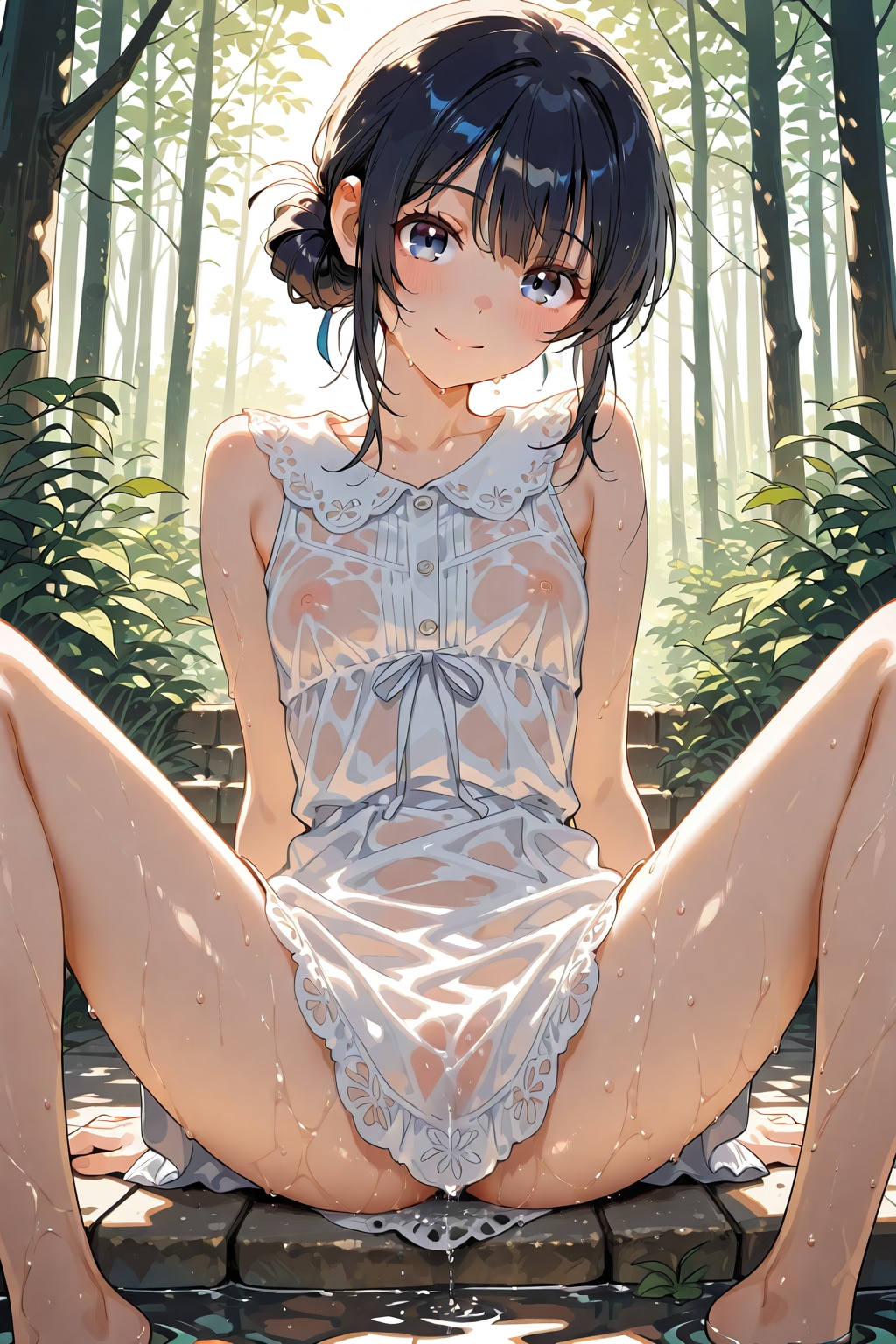 びしょ濡れ女の子21