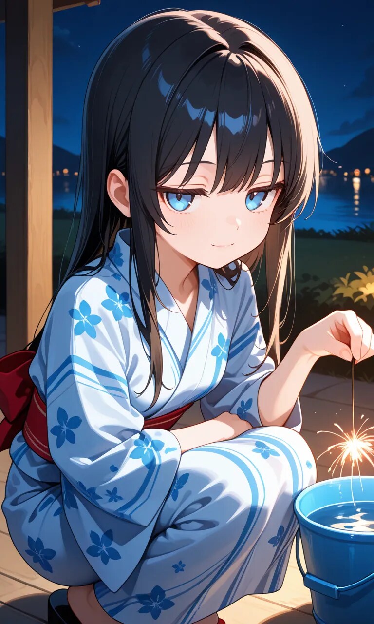 線香花火 | の人気AIイラスト・グラビア