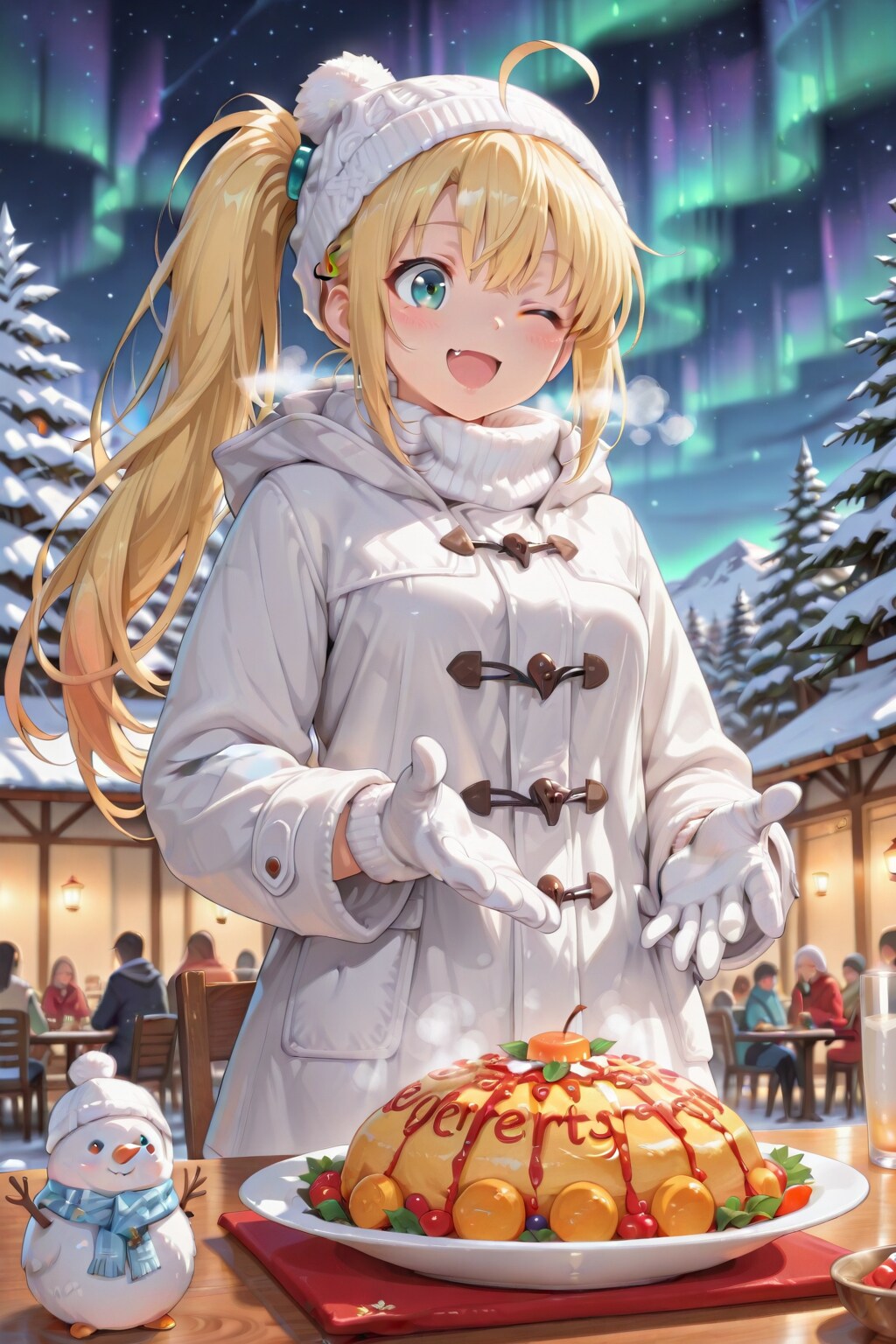 よーし出来た♡ ん…？でもこれって(//∇//) | の人気AIイラスト・グラビア