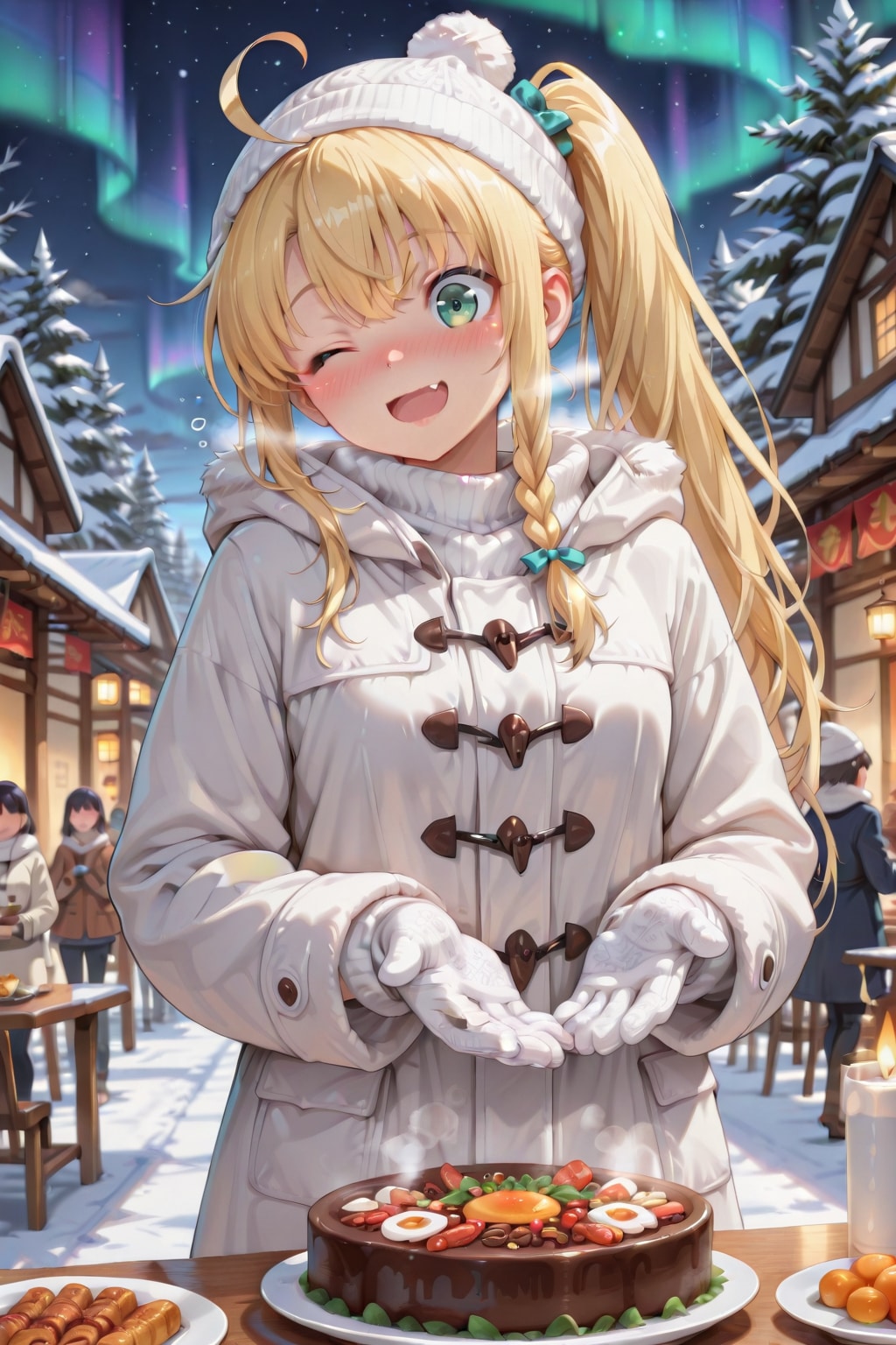 よーし出来た♡ ん…？でもこれって(//∇//)