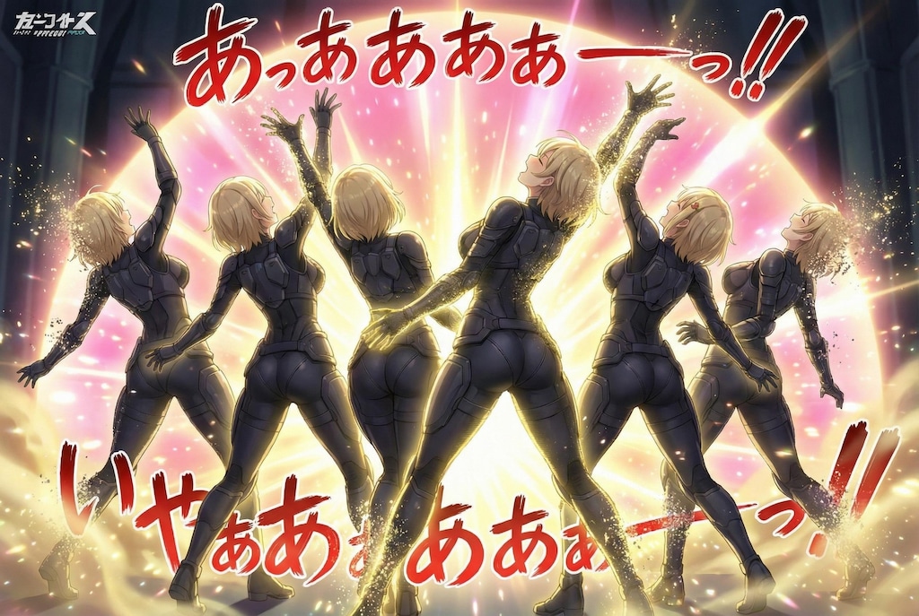 （露出無し戦闘服ｗ）悪のちちぷい帝国の女戦闘員や女兵士！・・正義の放つ聖なる高エネルギー攻撃で部隊ごと全滅💦