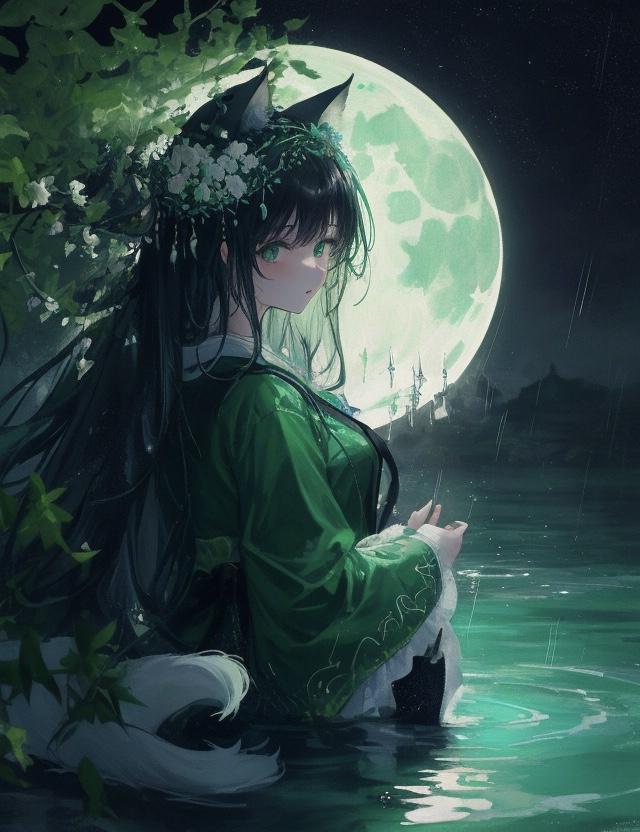 碧の月　思慮