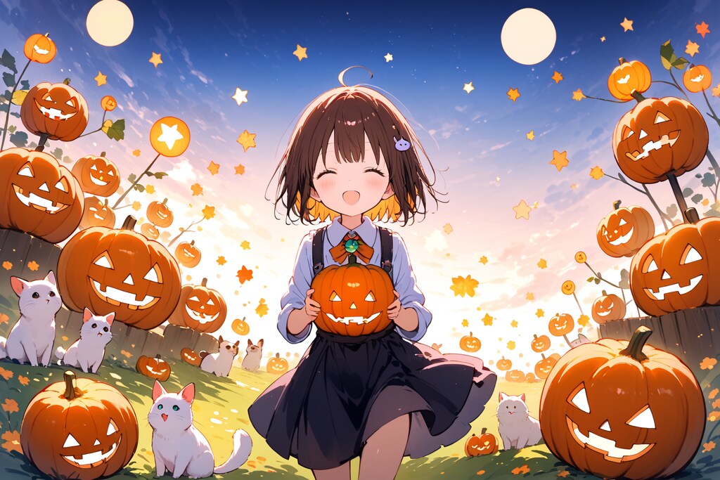 ジャック・オー・ランタンとHALOちゃん