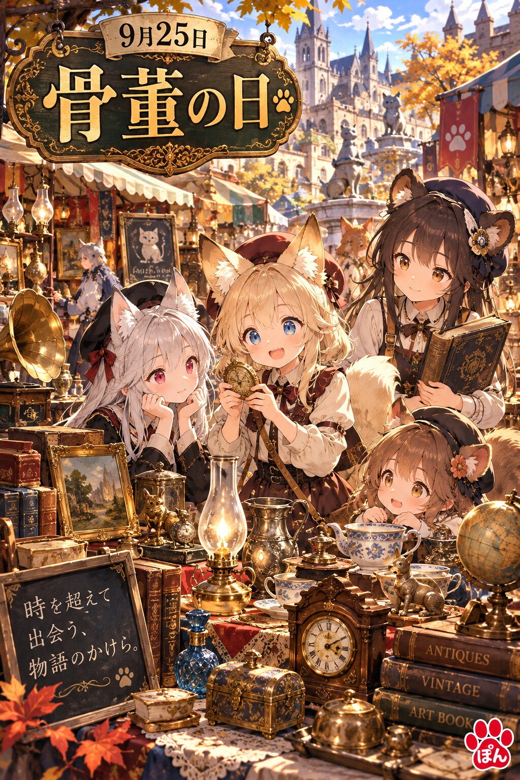 9月25日、骨董の日 | の人気AIイラスト・グラビア