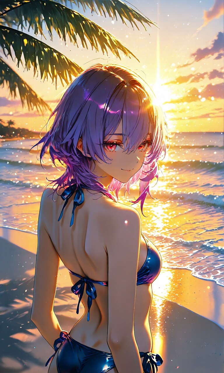 夕陽の美しさ