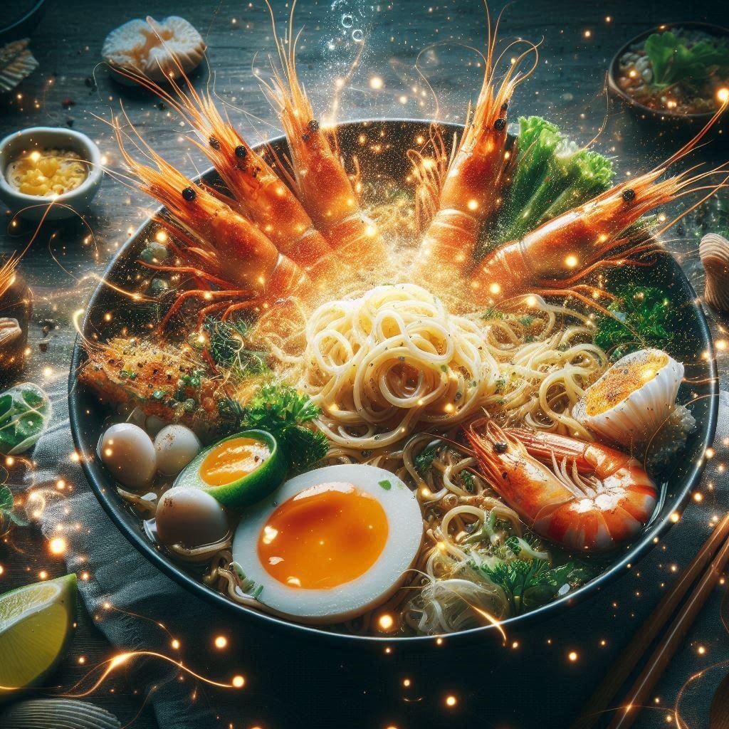 続・光の粒子と海鮮麺