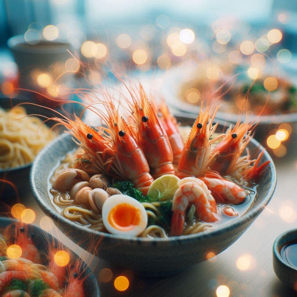 続・光の粒子と海鮮麺