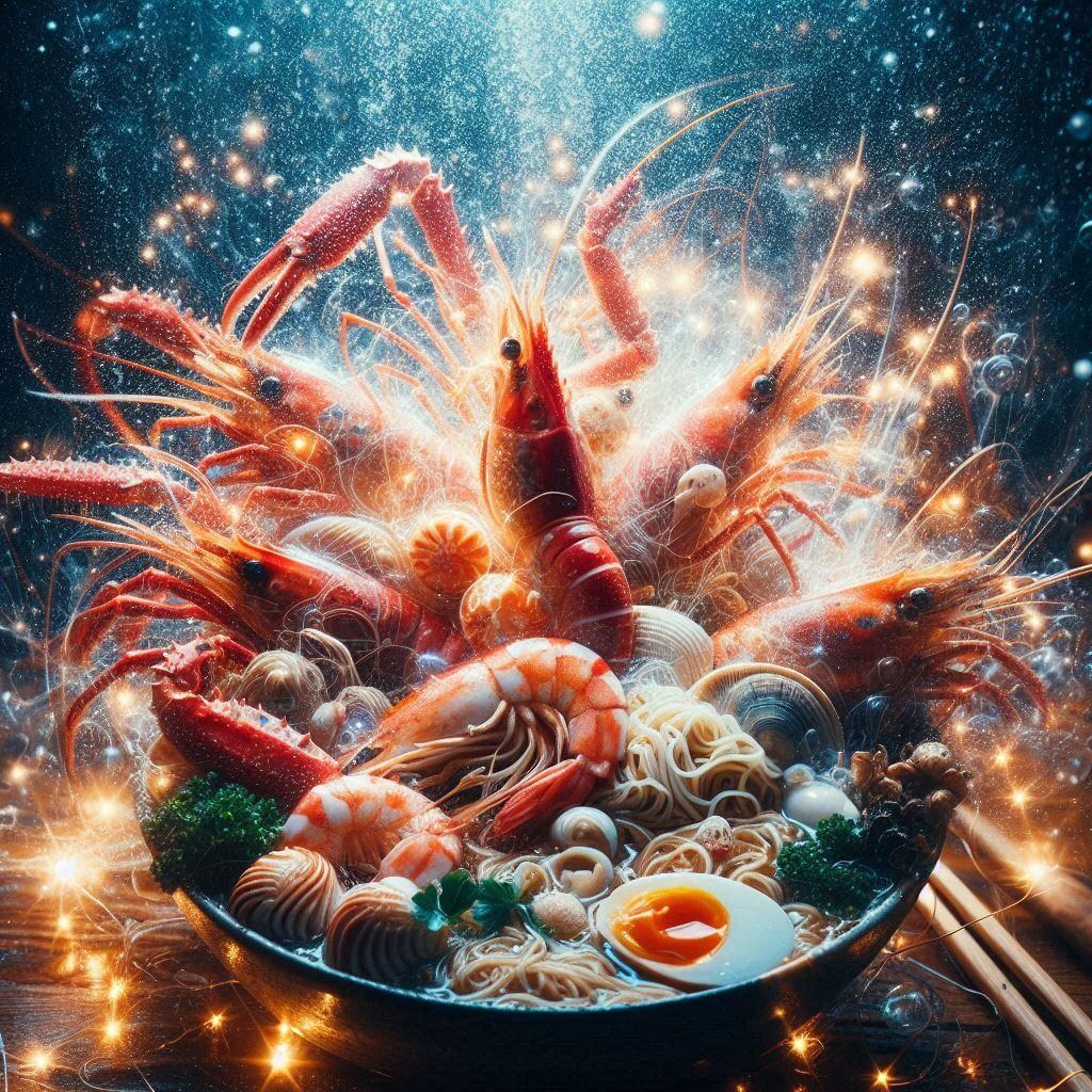 続・光の粒子と海鮮麺