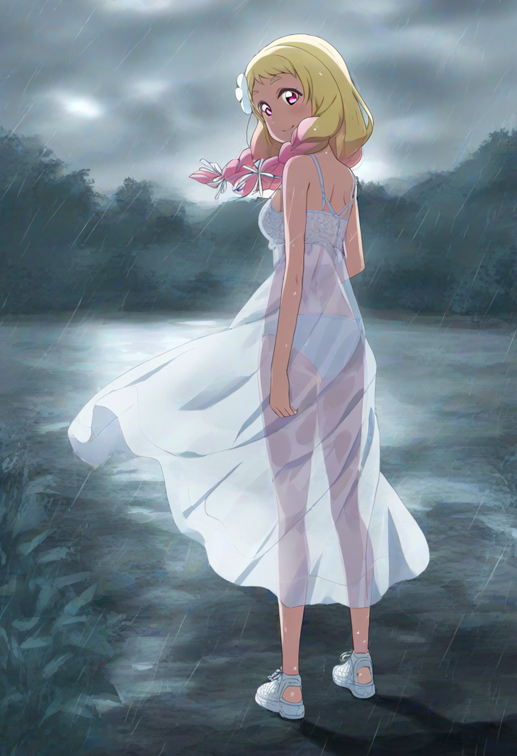 夏色少女とゲリラ豪雨