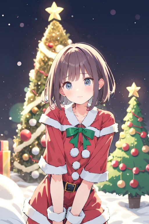 AQUAサンタコスプレ | の人気AIイラスト・グラビア