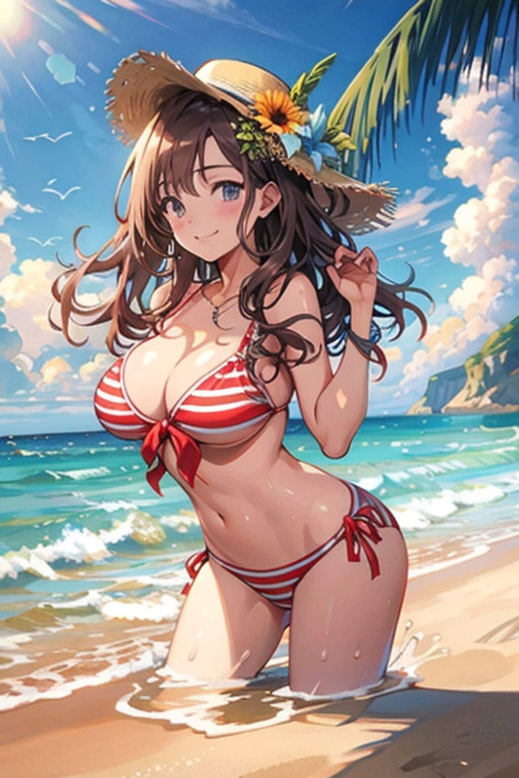 水着少女