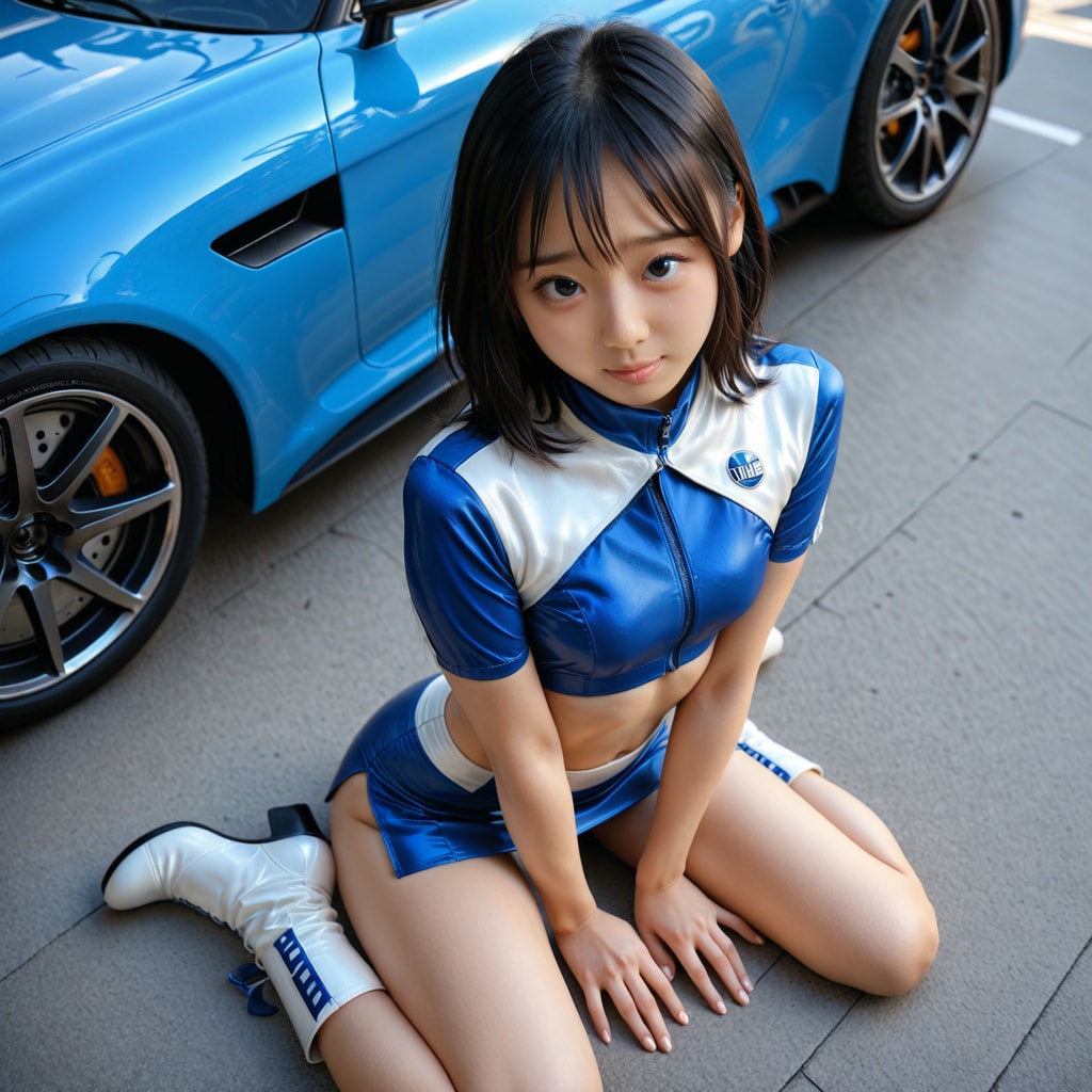 RQ-ぺたん座りで見つめる