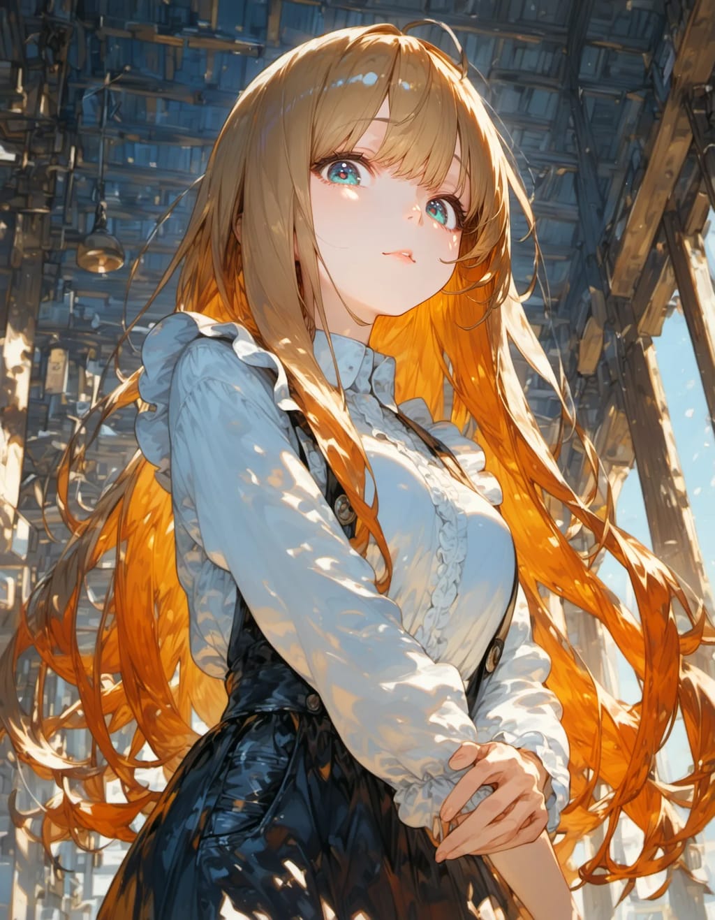 Sunbeams and Golden Strands