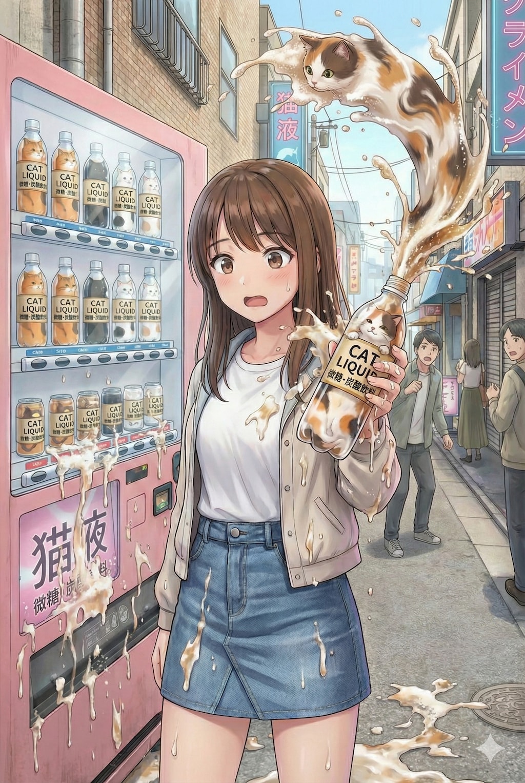 自販機で買う液体猫