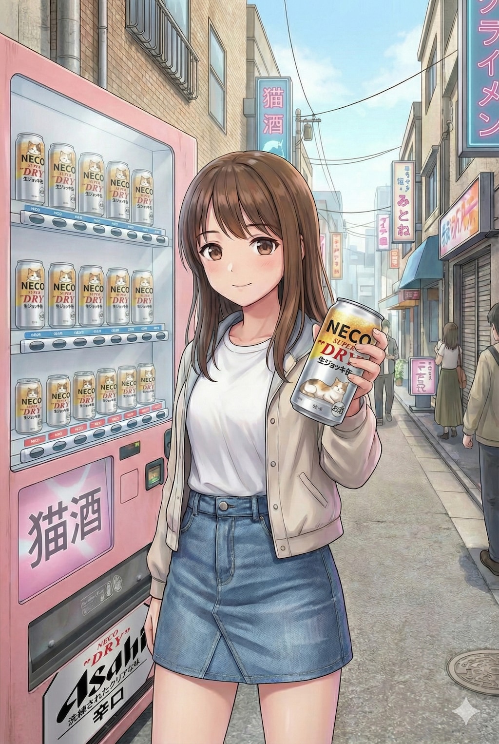 自販機で買う液体猫