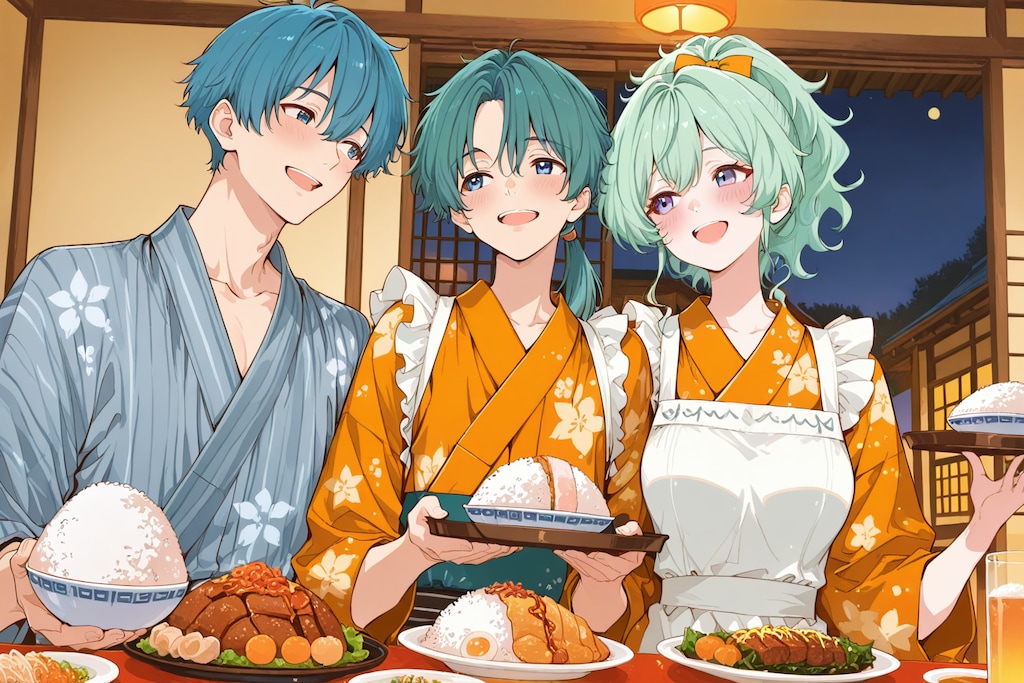 祭り帰りの夜