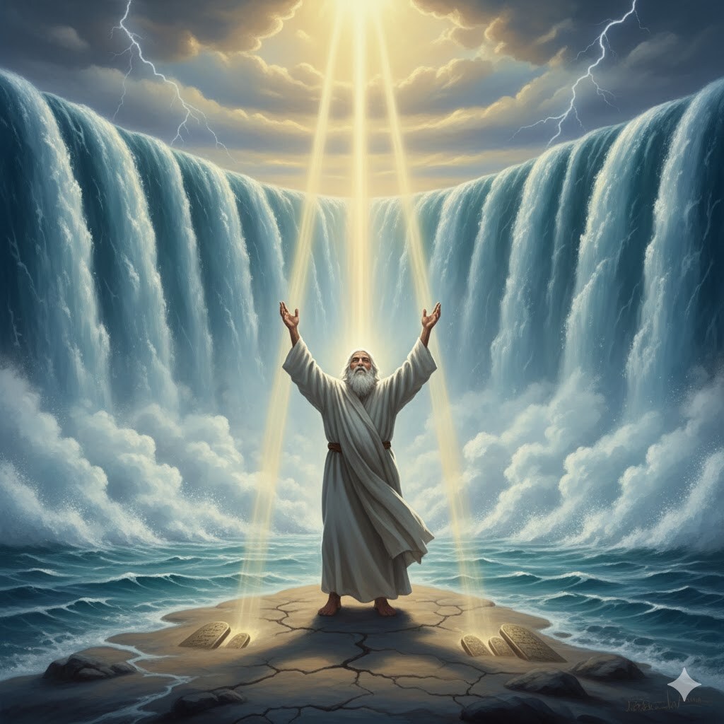 海が割れる | の人気AIイラスト・グラビア