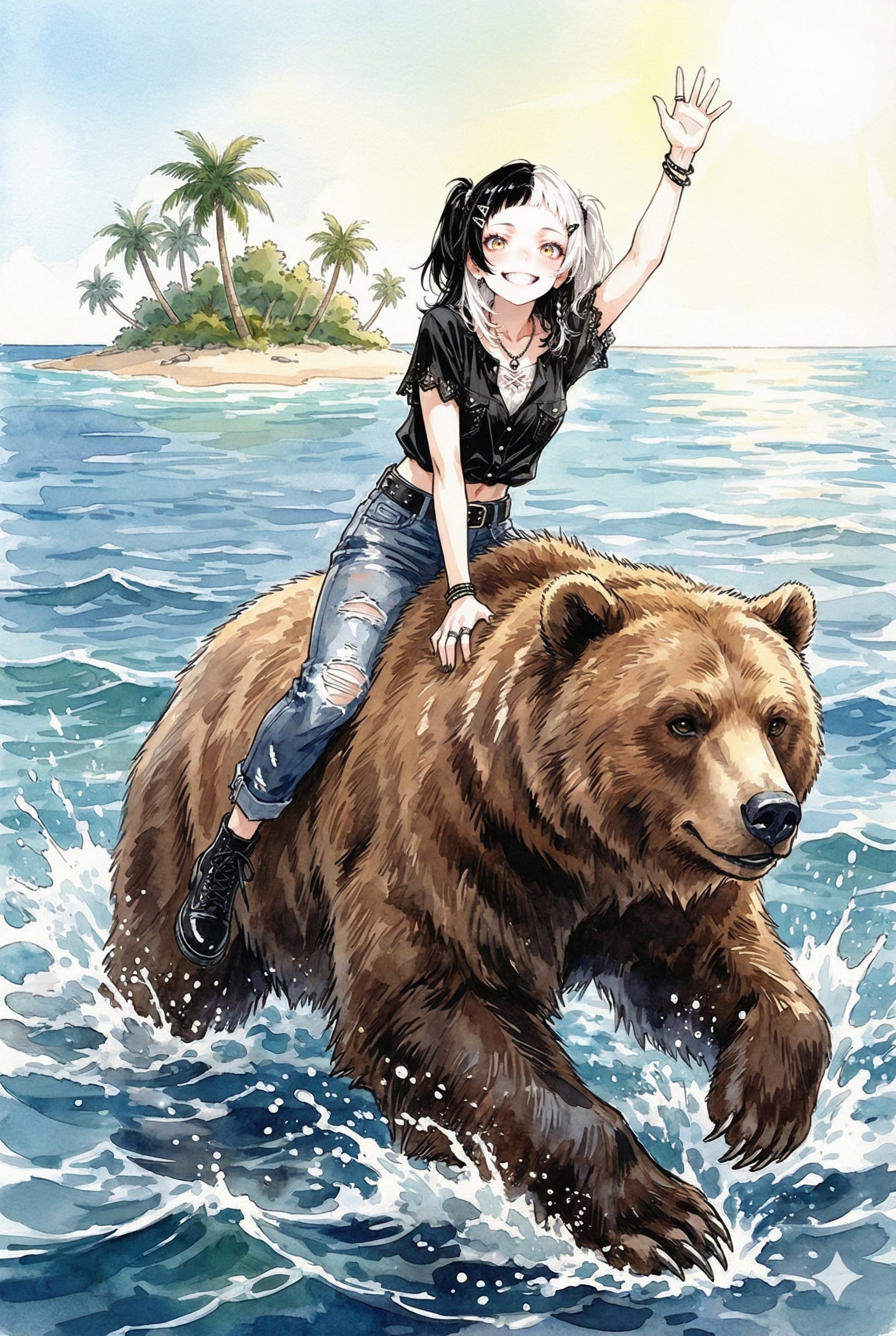 無人島脱出！！ | の人気AIイラスト・グラビア