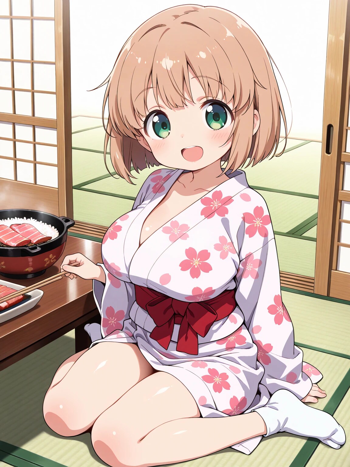 旅館でごはん(りんごぐみ)
