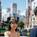 渋谷の交差点でティッシュ配り 2枚目