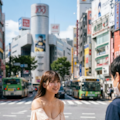 渋谷の交差点でティッシュ配り 4枚目