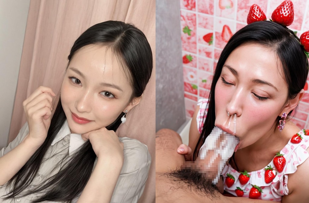 練乳フェラ