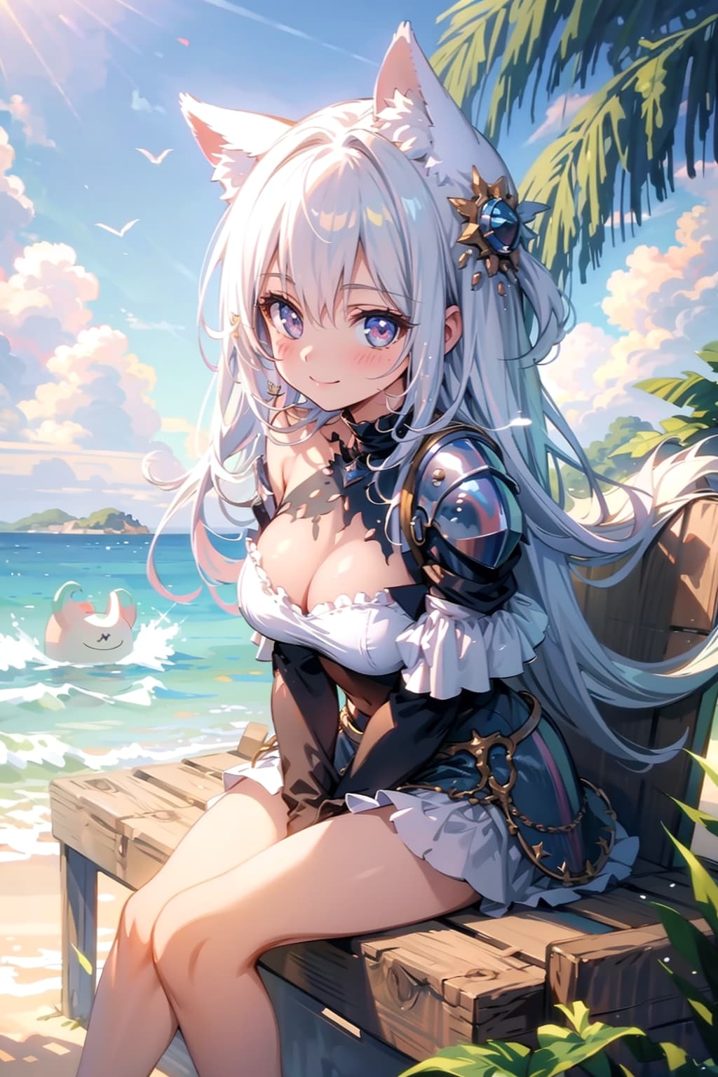 騎士にゃん | の人気AIイラスト・グラビア