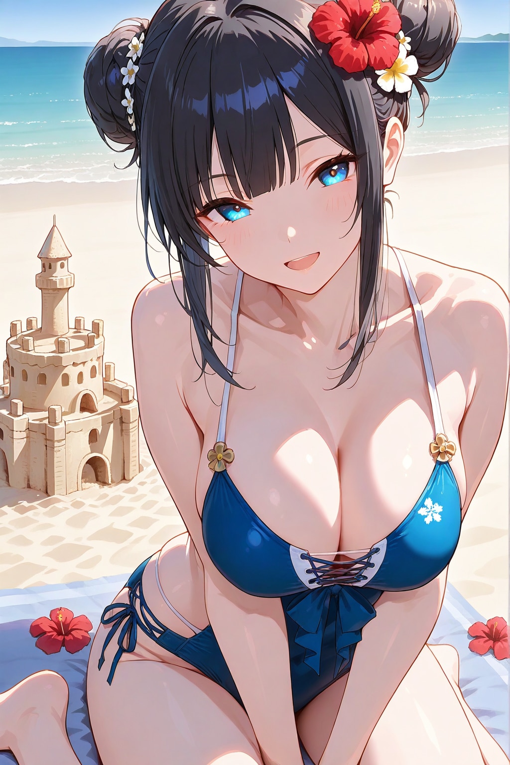 砂のお城🏰とおだんごちゃん🍡✨