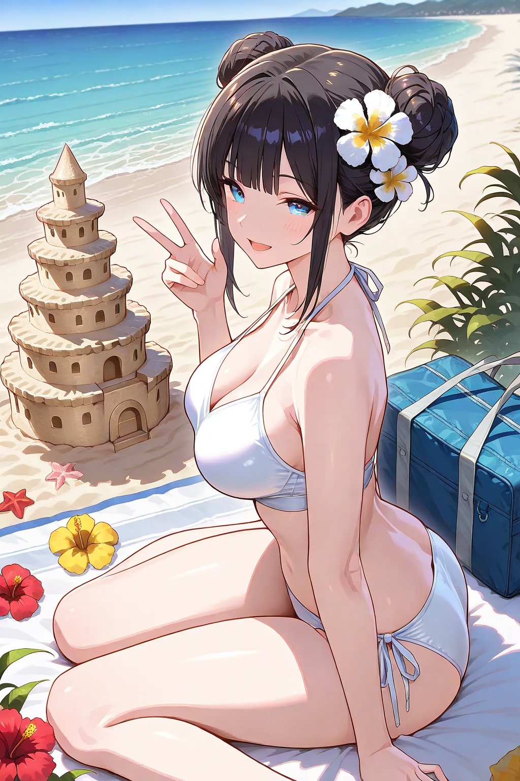 砂のお城🏰とおだんごちゃん🍡✨