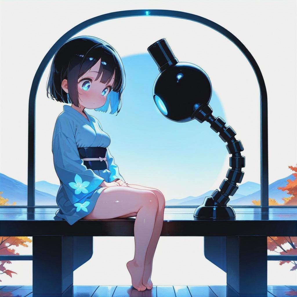 謎の触手と少女