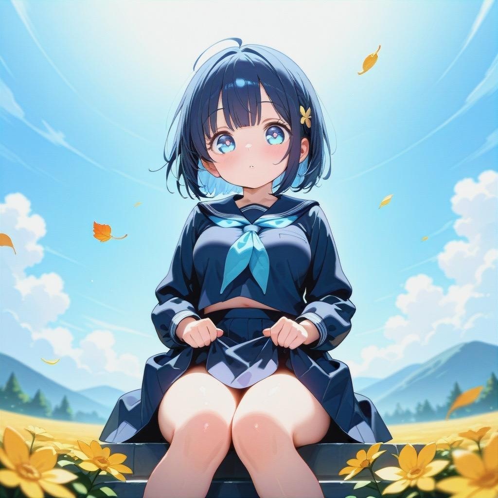 謎の触手と少女