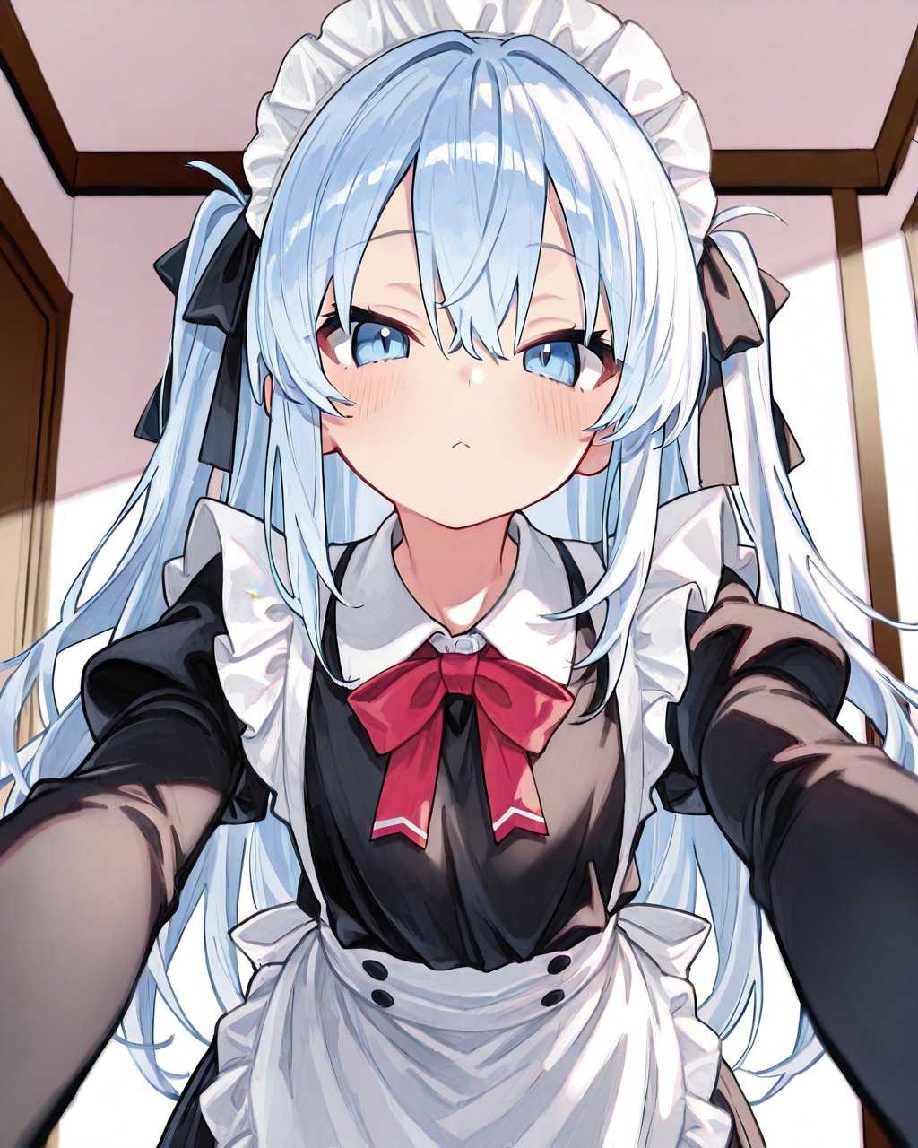 ご主人様、早く起きてくださいませ！！