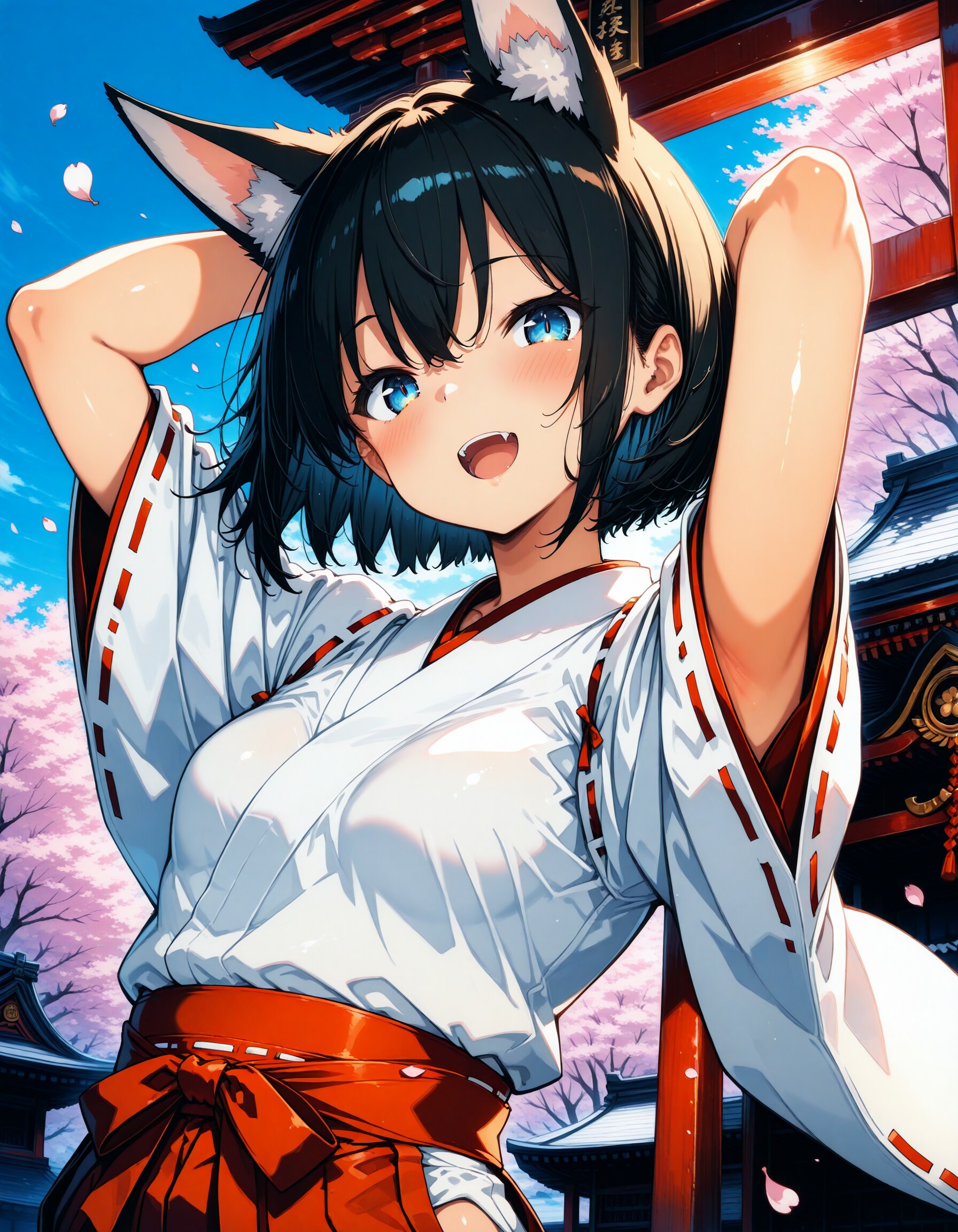 神社祭に参加！